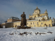 Svatý Jiří pod sněhem